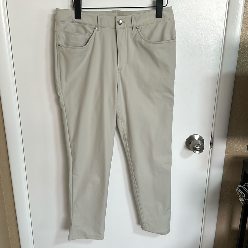 Lululemon men abc slim plant 30x30 - white